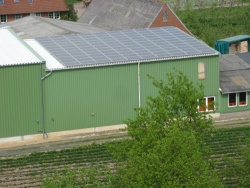 Solaranlage Obsthalle